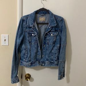 Free People / We The Free denim jean jacket, size large